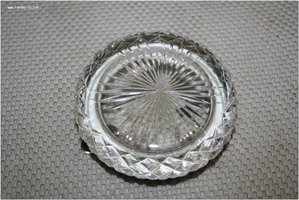 Пепельница серебро 875 проба хрусталь