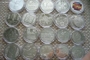 Украина - 5 + 2 гривны 2013,2014,2015 гг