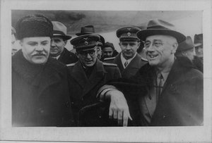Молотов,Рузвельт,Черчиль. Симферополь,1945 год.