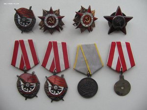 Три БКЗ, две ОВ 1 ст., КЗ, ЗБЗ на генерала. Танкист.