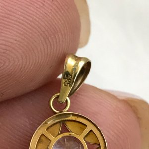 Подвеска интересная стильная золото 585..недорого