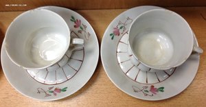4 чайных пары Кузнецовъ