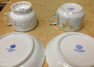 4 чайных пары Кузнецовъ