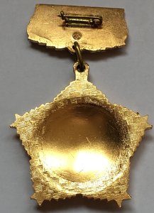 Знак Ветеран автомобильной промышленности с доком.