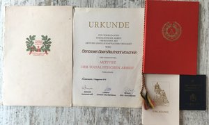 Интересные грамоты за разминирование, ГДР, Литва и другие.