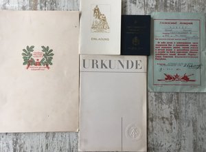 Интересные грамоты за разминирование, ГДР, Литва и другие.