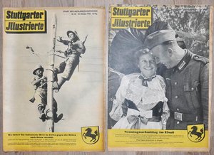 2 газеты «stuttgarter illustrierte»