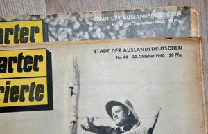 2 газеты «stuttgarter illustrierte»