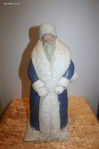 Дед Мороз 36 см папье маше ватный Артель Расковой Куйбышев