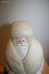 Дед Мороз папье маше вата 34 см СССР