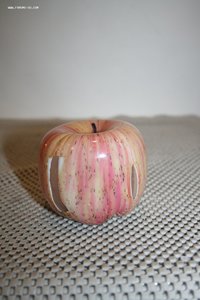 Яблоко старинное двухслойное стекло Мальцов Редкость