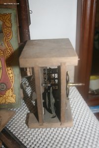 Часы старинные настенные ходики Хмелевский Лодзь в работу