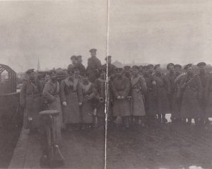 Восстание в Кронштадте. Артиллерия на пристани. 1905 год.