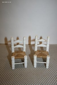 Мебель кукольная 2 кресла стула