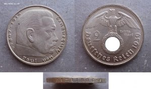 1 крона 1914 г. 10 шиллингов 1959 г. 2 марки 1939 г. Серебро