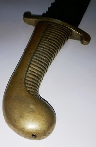 Тесак  сапёрный  обр. 1827 г .