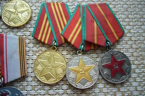 Ассорти различных медалей СССР