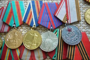 Ассорти различных медалей СССР