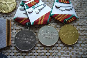 Ассорти различных медалей СССР