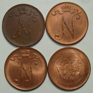 5 пенни 1905г и др. Состояние!