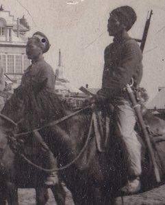 Группа кавалеристов на площади. г.Тюмень. 1920-е.