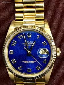 Rolex 36 мм золото 18 карат оригинал.