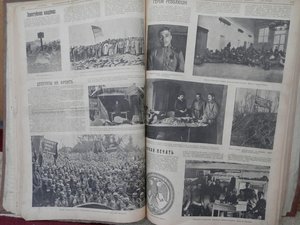 Шик.подшивка за 1917г.42 но-ра Более 1000 воен.эл-ций ИСКРЫ