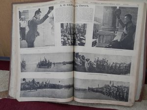 Шик.подшивка за 1917г.42 но-ра Более 1000 воен.эл-ций ИСКРЫ