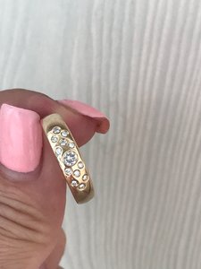 Колечко  в бриллиантах золото 585..недорого