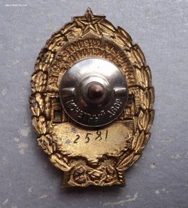 Знак «Отличник строительства Севастополя» № 2ххх