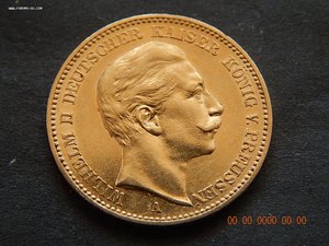 20 марок 1903 г. - А - Пруссия .