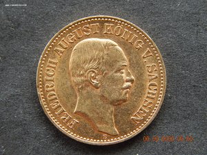 20 марок 1905 г. - Е - Саксония.