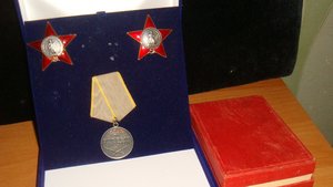 комплект с кремлевским награждением.