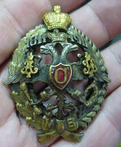 Знак Местные Войска офицер, эмаль, большой