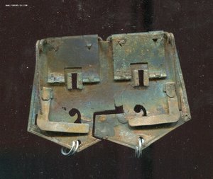 Оригинальная интересная двойная колодка(редкая)охр.св.№66885