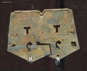 Оригинальная интересная двойная колодка(редкая)охр.св.№66885