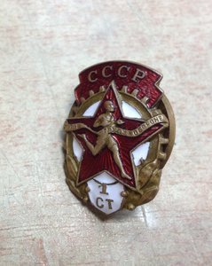 Знак Готов к Труду и Обороне 1 степени