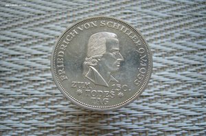 Альбом монеты ФРГ - 5+10 марок и прочее