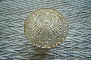 Альбом монеты ФРГ - 5+10 марок и прочее