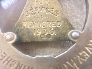 Знак nemo mortalium omnibus horis sapit 1936 год