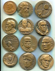 Настольные медали.47 разных.МД