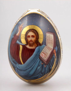 Куплю дорого! пасхальные яйца ИФЗ с изображением святых !