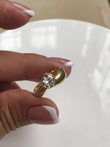 Кольцо с бриллиантом 0.82 карата