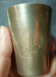 Стопка- 2 шт. Серебро. Платиноприбор