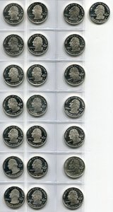 25 центов США серебро