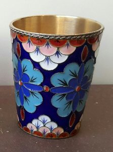 Стопки нарядные в расписных эмалях, 1956-й год, №2