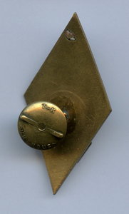 Красивый Ромб ТМУ 1983 мореходка Эстонский знак Нечастый