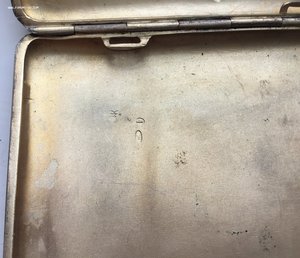 Портсигар «Богатыри», МЮФ, от дважды Героя Советского Союза.