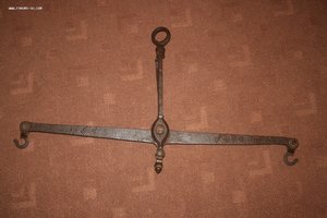 Весы старинные коромысловые Касимов 1841 год 95 см