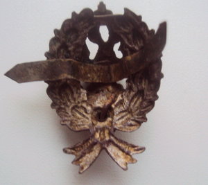 Кокарда царская для телеграфистов.